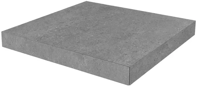 Ступень угловая клееная Фондамента серый 33x33x0,9. Фото 1 из 1