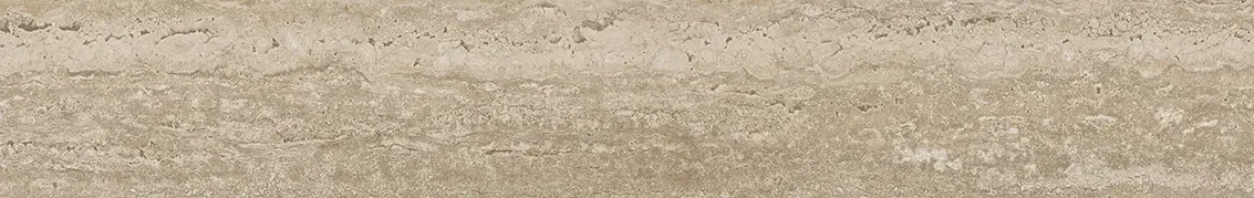 Плинтус Про Травертин бежевый матовый обрезной 60x9,5x0,9. Фото 1 из 1