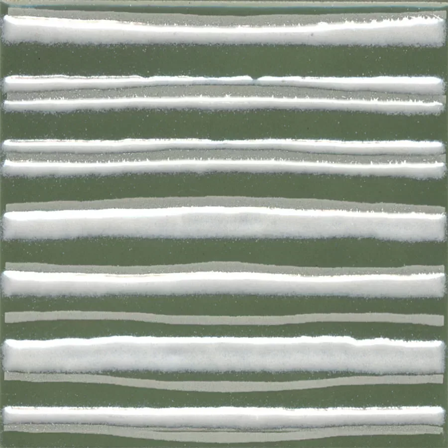 Декор Бахия 3 зелёный глянцевый 9,8x9,8x0,7. Фото 1 из 1