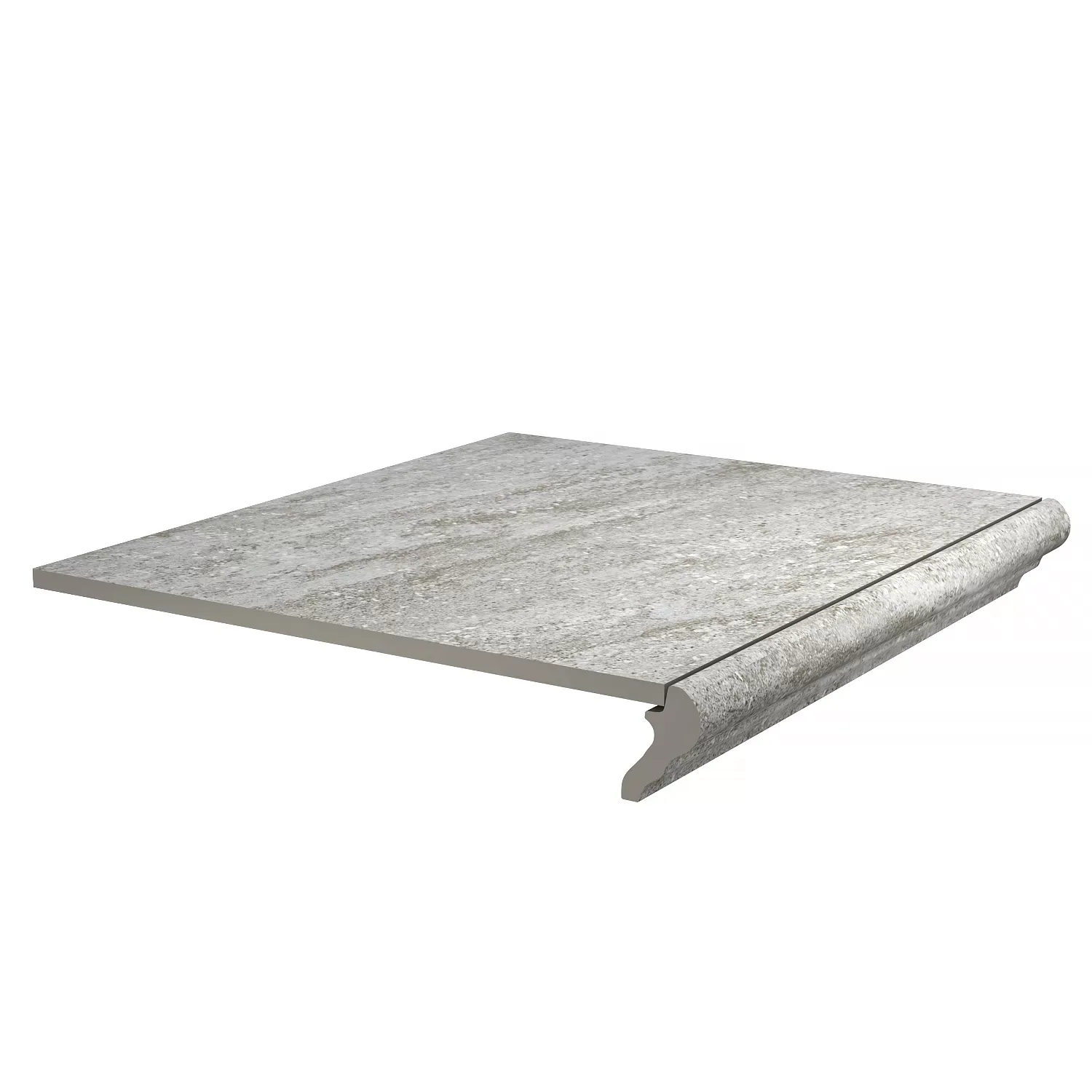 Ступень фронтальная Терраса серый противоскользящий 40,2x30x0,8