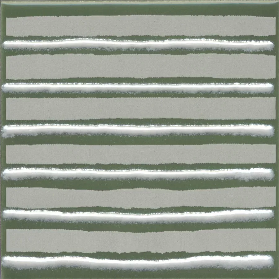 Декор Бахия 4 зелёный глянцевый 9,8x9,8x0,7. Фото 1 из 1