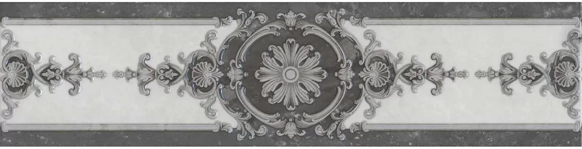 Бордюр Монте Тиберио 3 глянцевый обрезной 80x19,8x1. Фото 1 из 1