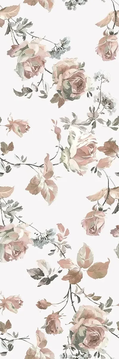 Декор Монфорте Роза матовый обрезной 40x120x1