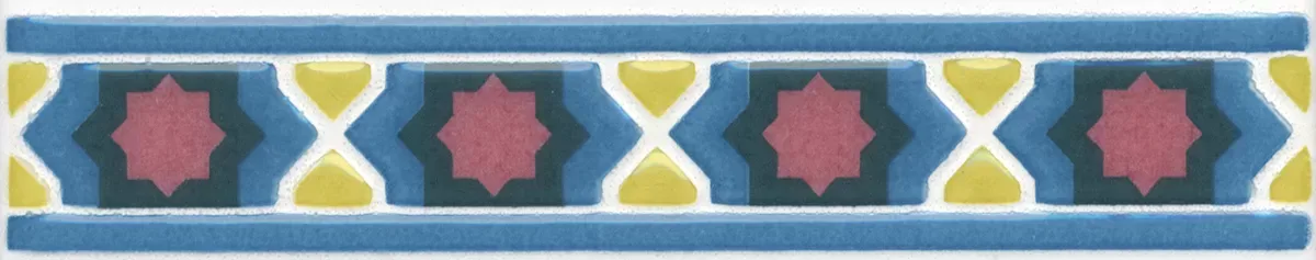 Бордюр Алькасар глянцевый 15x3x0,69