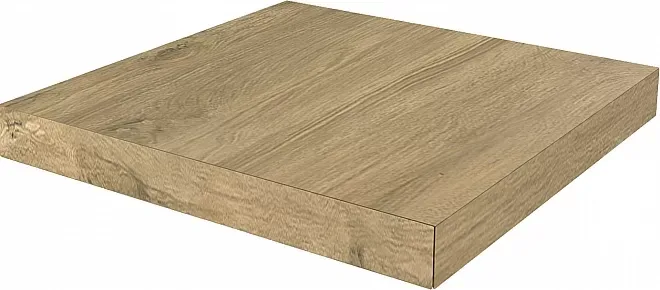 Ступень угловая клееная левая Сальветти капучино 33x33x0,9. Фото 1 из 1