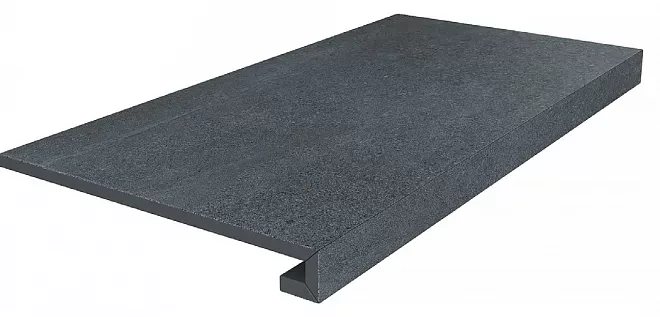 Ступень клееная Про Матрикс черный обрезной 33x60x0,9. Фото 1 из 1