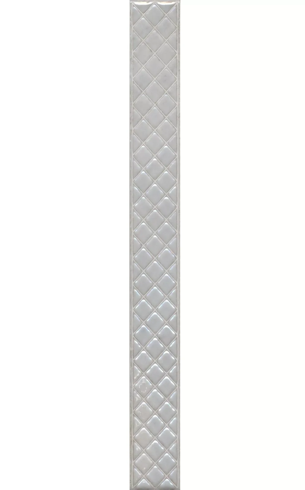 Бордюр Мотиво серый светлый глянцевый 40x4,2x0,8. Фото 1 из 1