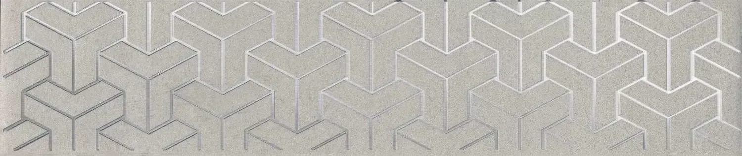 Бордюр Ломбардиа серый матовый 25x5,4x0,8