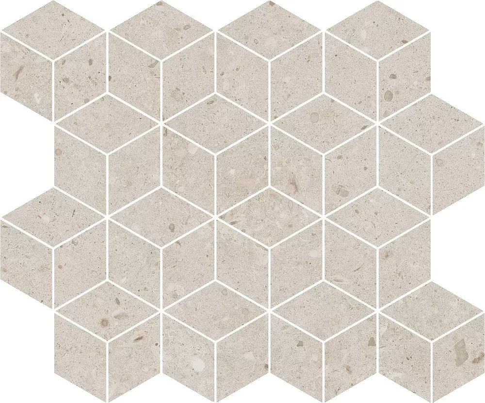 Декор Риккарди мозаичный бежевый матовый 45x37,5x1