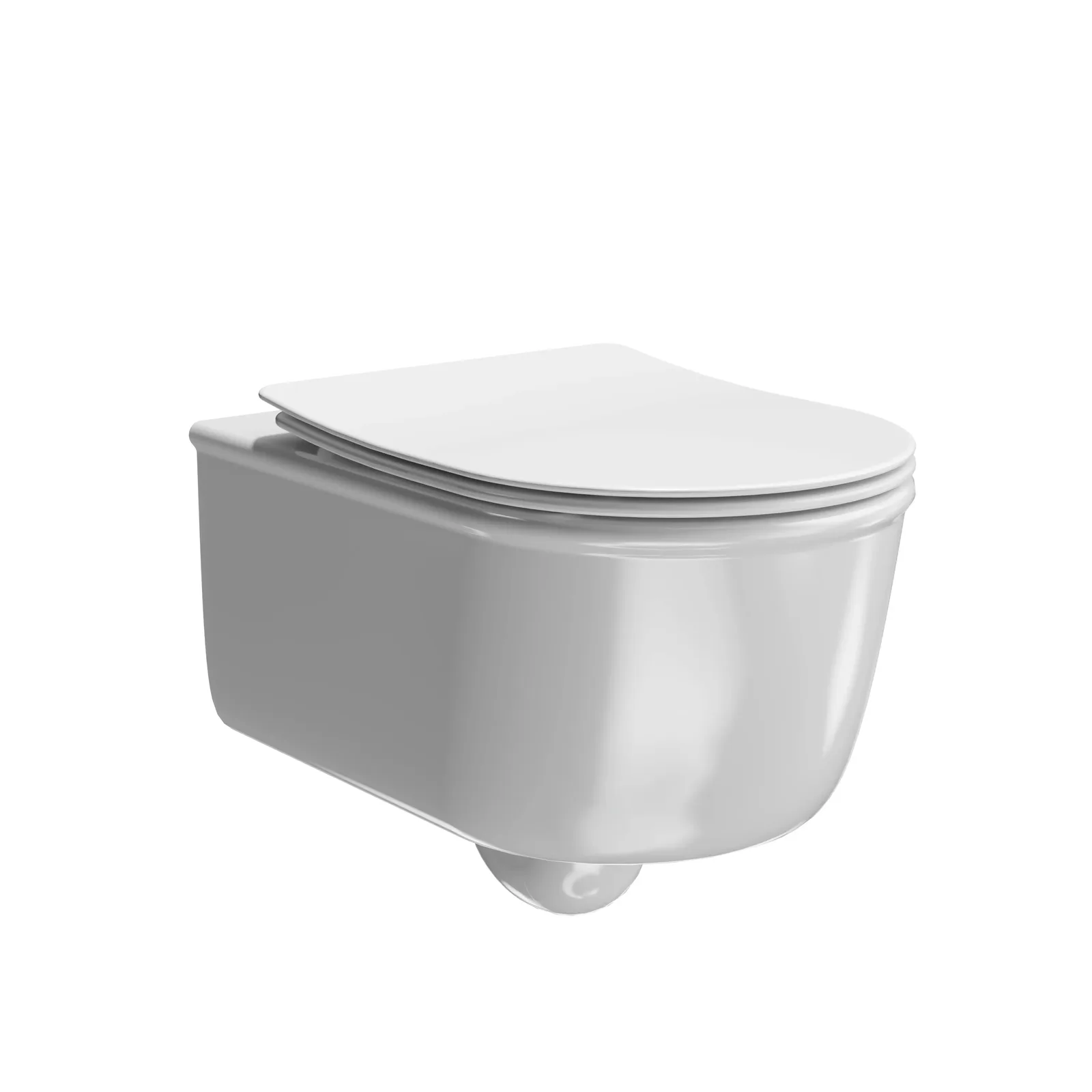 Унитаз подвесной KERAMA MARAZZI ЭЛЕГАНС KMELWC53GWH2 Rim 53*35 (белый) KMELWC53GWH2