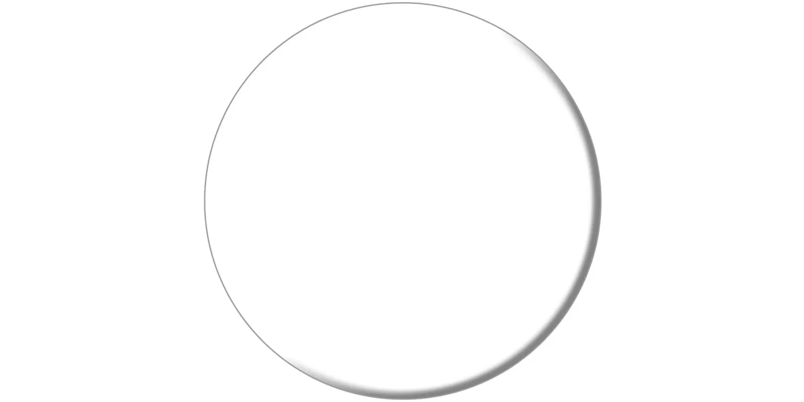Круглая полка Cono/Коно встраиваемая 43,1, белая глянцевая. Фото 1 из 1