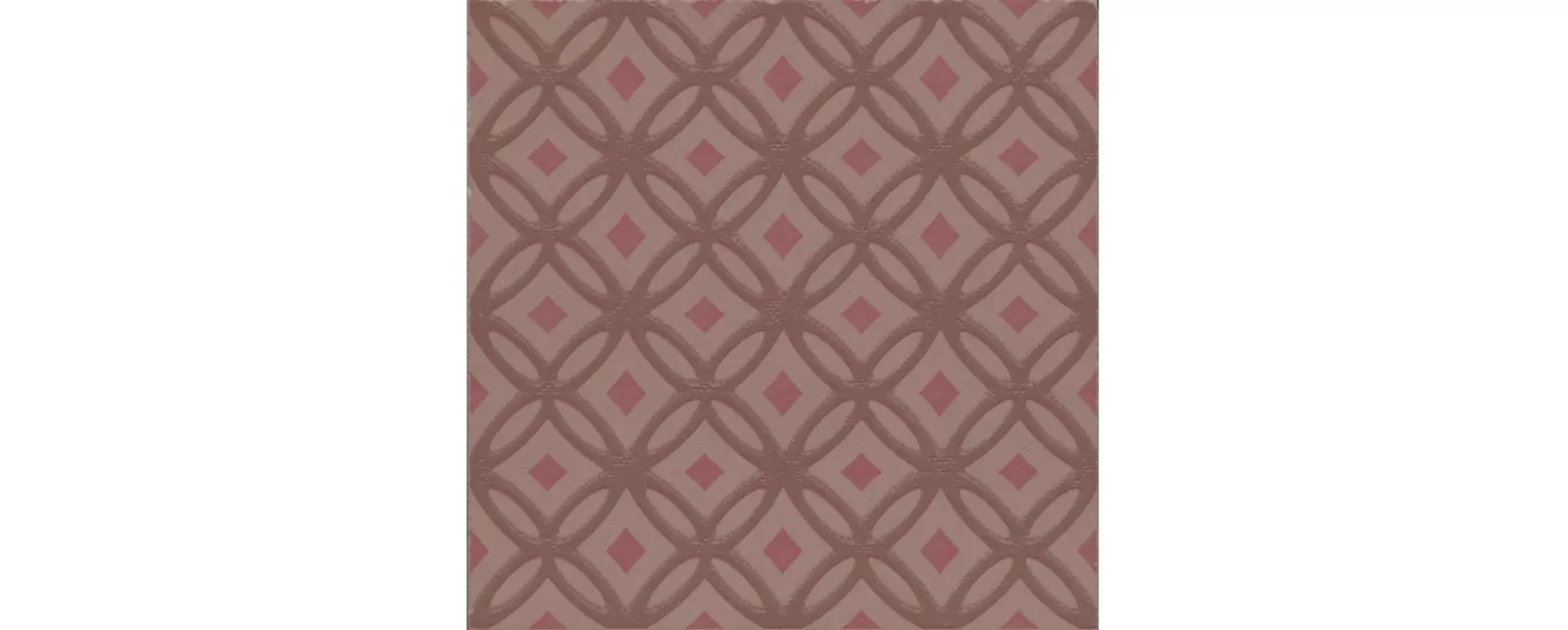 Декор Агуста 1 розовый матовый 9,8x9,8x0,7. Фото 1 из 1