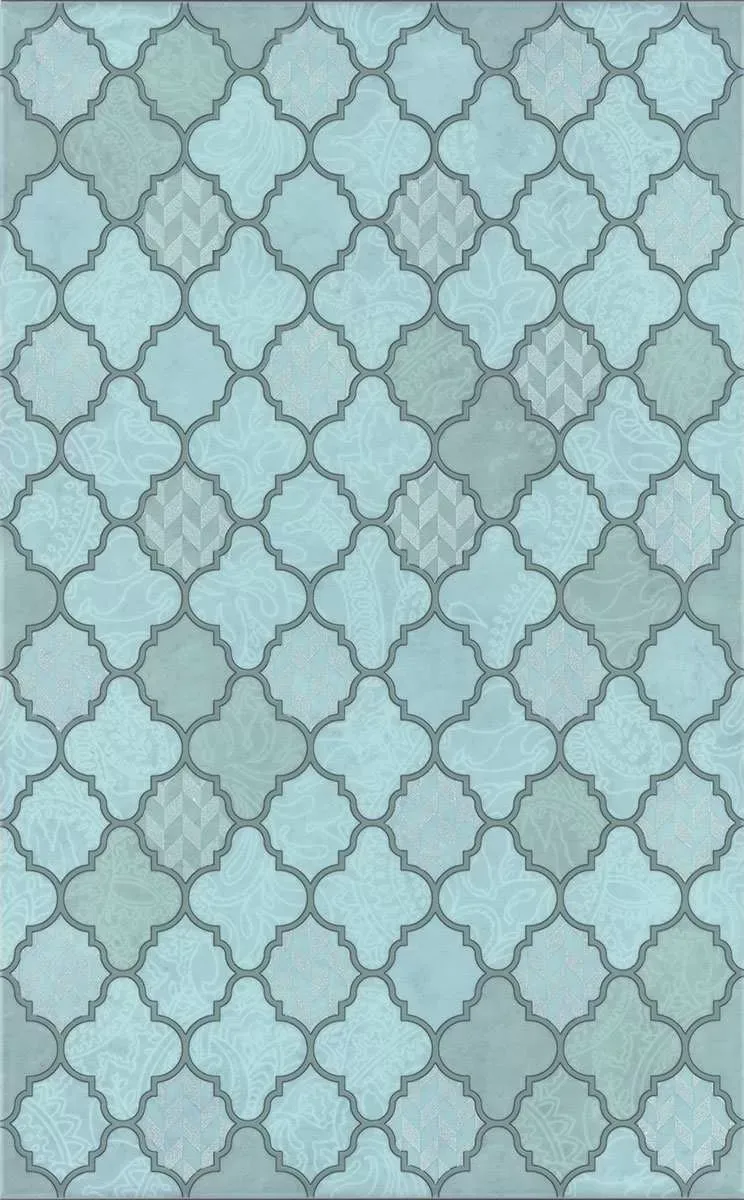 Декор Фоскари бирюзовый глянцевый 25x40x0,8. Фото 1 из 1