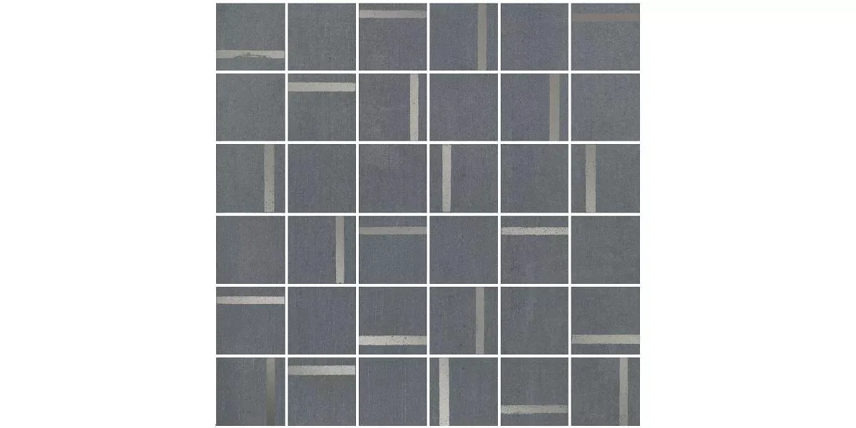 Декор Гварди 2 мозаичный синий матовый обрезной 30x30x0,9 SG640220\MM
