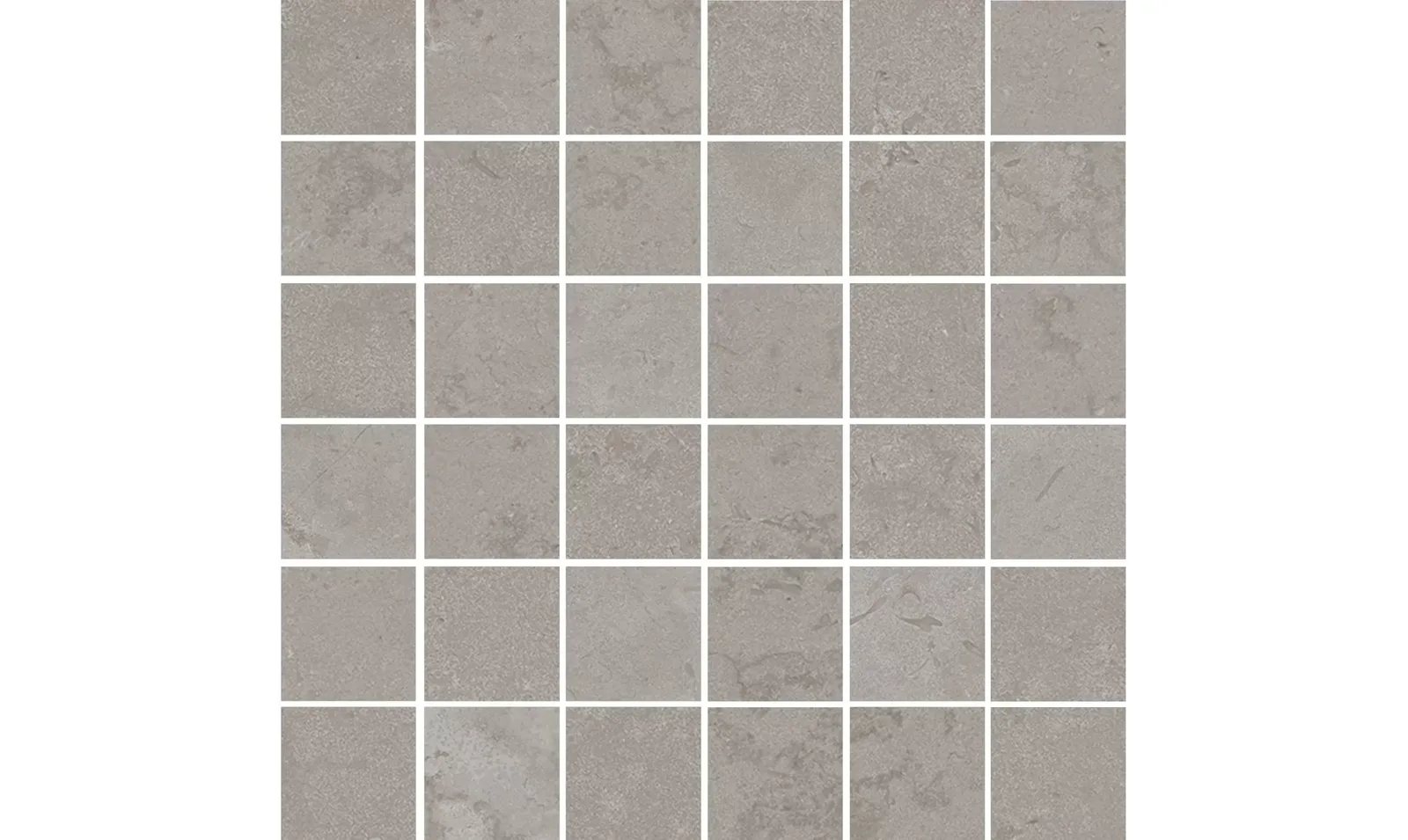 Декор Про Лаймстоун серый матовый мозаичный 30x30x0,9. Фото 1 из 1