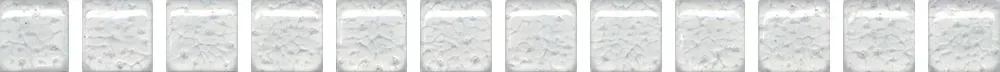 Карандаш Бисер белый глянцевый 20x1,4x1,2. Фото 1 из 1