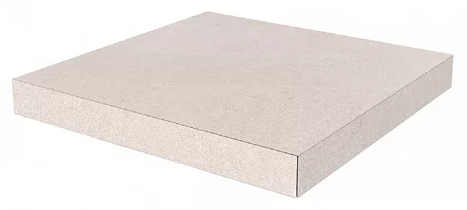Ступень угловая клееная Про Матрикс светлый бежевый 33x33x0,9