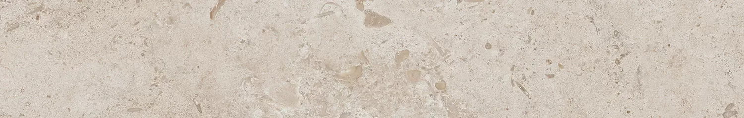Плинтус Про Лаймстоун бежевый натуральный обрезной 60x9,5x0,9. Фото 1 из 1
