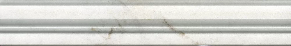 Бордюр Серенада белый глянцевый обрезной 30x5x1,9. Фото 1 из 1
