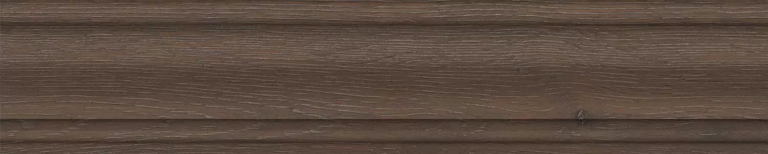 Плинтус Тровазо коричневый тёмный матовый 39,8x8x1,55. Фото 1 из 1