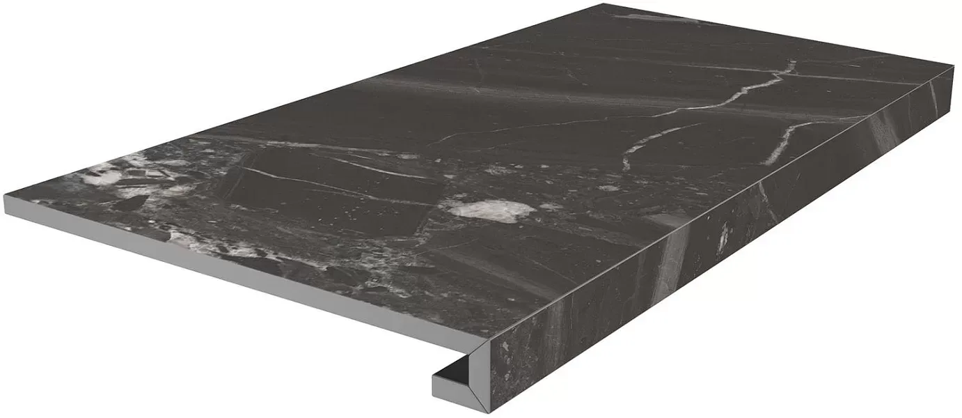 Ступень клеёная Риальто чёрный матовый 33x80x0,9 SG850790R\GCF