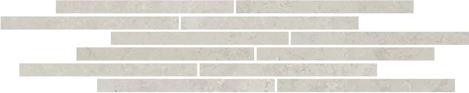 Декор Карму мозаичный серый светлый матовый 75x15x0,9. Фото 1 из 1