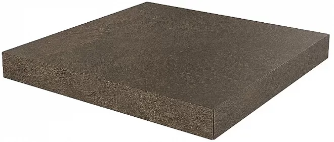 Ступень угловая клееная Про Стоун коричневый 33x33x0,9. Фото 1 из 1