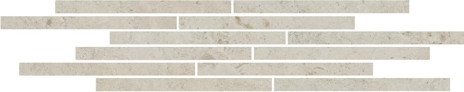 Декор Карму мозаичный бежевый матовый 75x15x0,9. Фото 1 из 1