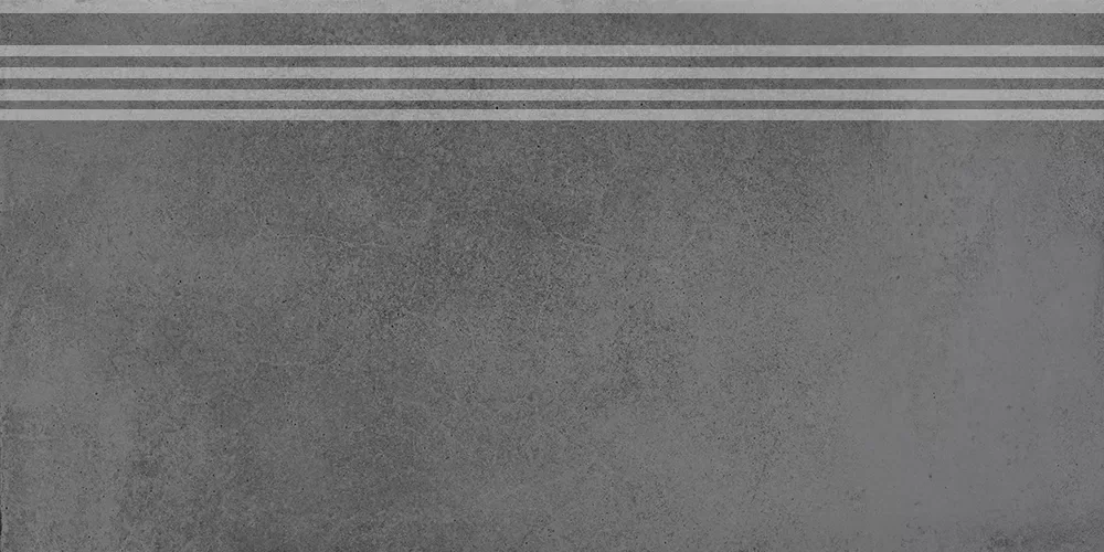 Ступень Мирабо серый темный обрезной 30x60x0,9