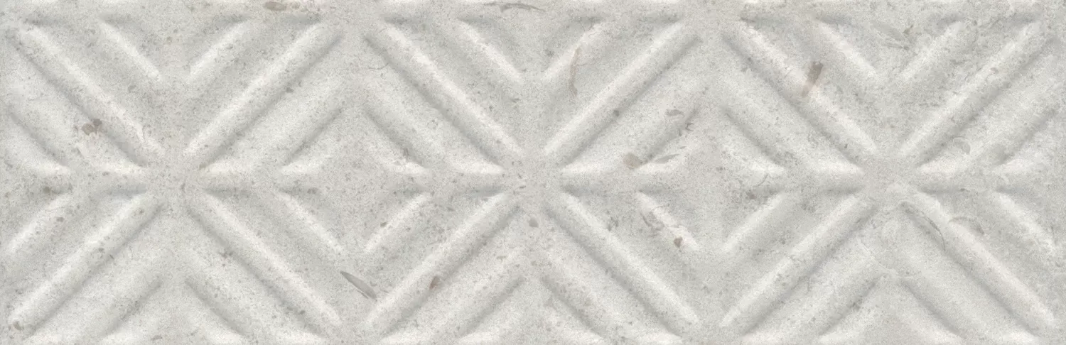 Бордюр Карму серый светлый матовый обрезной 30x9,6x1. Фото 1 из 1