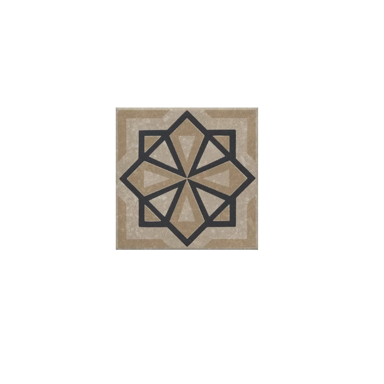 Декор Касабланка бежевый светлый матовый 9,8x9,8x0,7. Фото 1 из 1