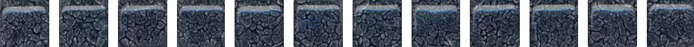 Карандаш Бисер чёрный глянцевый 20x1,4x1,2 POF009