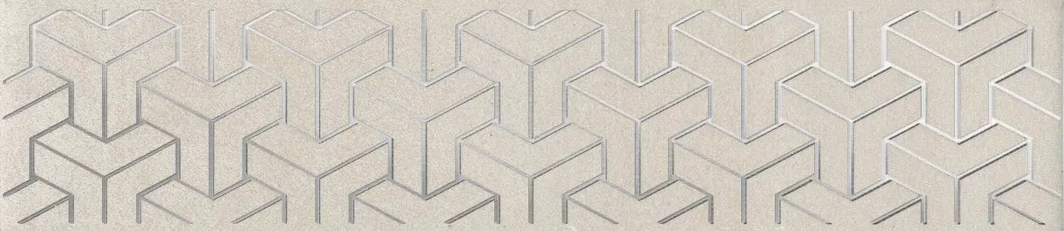 Бордюр Ломбардиа бежевый матовый 25x5,4x0,8