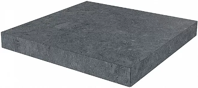 Ступень угловая клееная Роверелла серый темный 33x33x0,9. Фото 1 из 1
