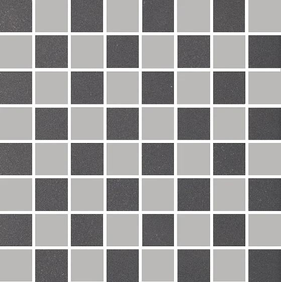Мозаика /Керамогранит/ CERAMICHE GRAZIA RETRO Mosaico Coal-Silver MOR16