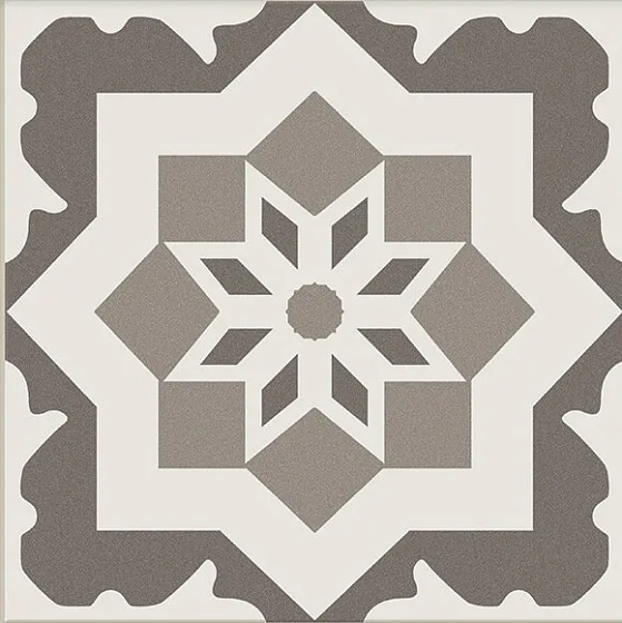 Декоративные элементы для пола CERAMICA RIBESALBES ANTIGUA Decor Gris (16 видов паттерна) PT01951