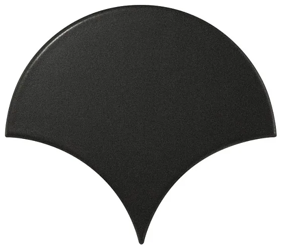Керамическая плитка для стен EQUIPE SCALE Black Matt Fan 21976