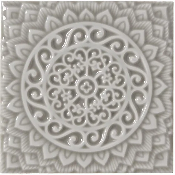 Декоративные элементы ADEX STUDIO Декор Relieve Mandala Universe Graystone ADST4080