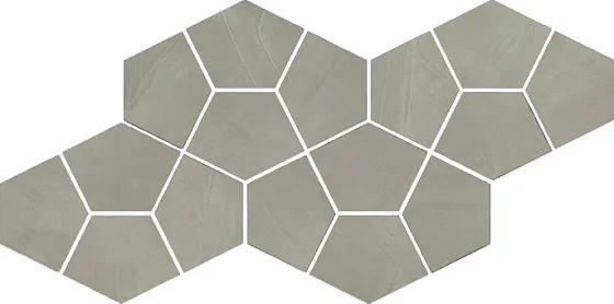 Мозаика /Керамогранит/ ITALON / ИТАЛОН CONTINUUM Iron Mosaico Prism Натуральный 620110000184