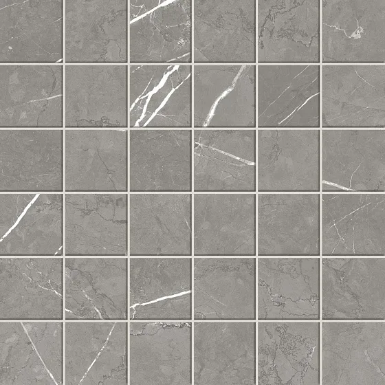Мозаика /Керамогранит/ ATLAS CONCORDE RUSSIA FORTE DEI MARMI / ФОРТЕ ДЕЙ МАРМИ Elegant Grey Mosaic Лаппатированная 610110001053