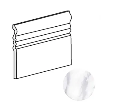 Плинтус EQUIPE BARDIGLIO Skirting Light 23767