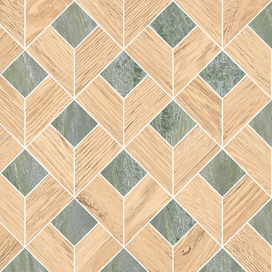 Выбранный образец: Мозаика /Керамогранит/ SANT'AGOSTINO PARADISO Flip Green