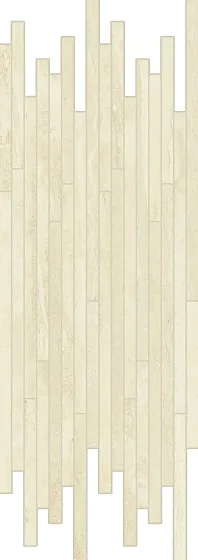 Мозаика /Керамогранит/ ITALON / ИТАЛОН CHARME ADVANCE Alabastro White Mosaico Strip Люкс 610110000769