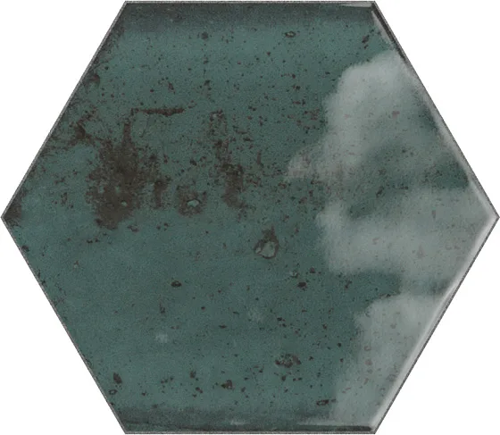 Керамическая плитка для стен CERAMICA RIBESALBES HOPE Blue Hex Glossy PT03128