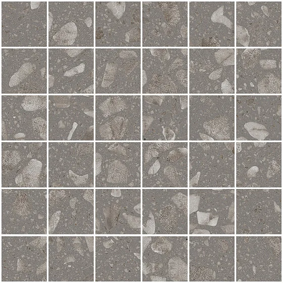 Мозаика /Керамогранит/ SANT'AGOSTINO GLOW Mosaico Grey Silk CSAMGLGS30