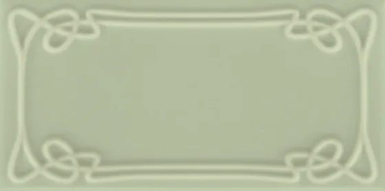 Керамическая плитка для стен ETRURIA DESIGN ART DECO Vector Frame E Moss Green ADVFE12.4X25-062-000