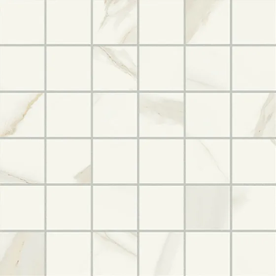 Мозаика /Керамогранит/ ITALON / ИТАЛОН METROPOLIS Calacatta Gold Mosaico Натуральный 610110000911