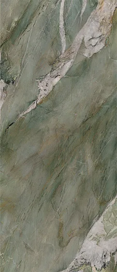 Керамогранит / 120х278 см ITALON / ИТАЛОН PRIMA Volcano Green Lux / Волкано Грин Люкс 600180000133