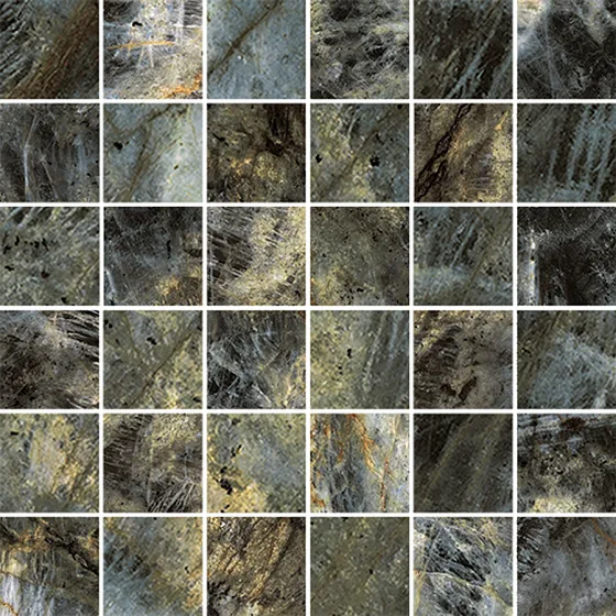 Мозаика /Керамогранит/ ITALON / ИТАЛОН STELLARIS Madagascar Dark Mosaico Натуральный 610110001143