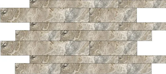 Декоративные элементы /Керамогранит/ IMPRONTA CERAMICHE STONE MIX Muretto Travertino Cream Nat Матовый TX02MB